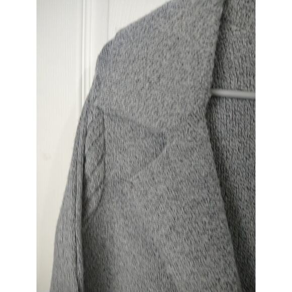 Absolutely Famous Woman M Cardigan Grey Sweater Rib Long Sleeve Cabin Core... - Picture 4 of 10